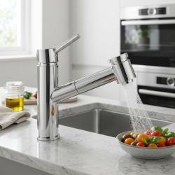 modern-chrome-kitchen-faucet-with-sprayer